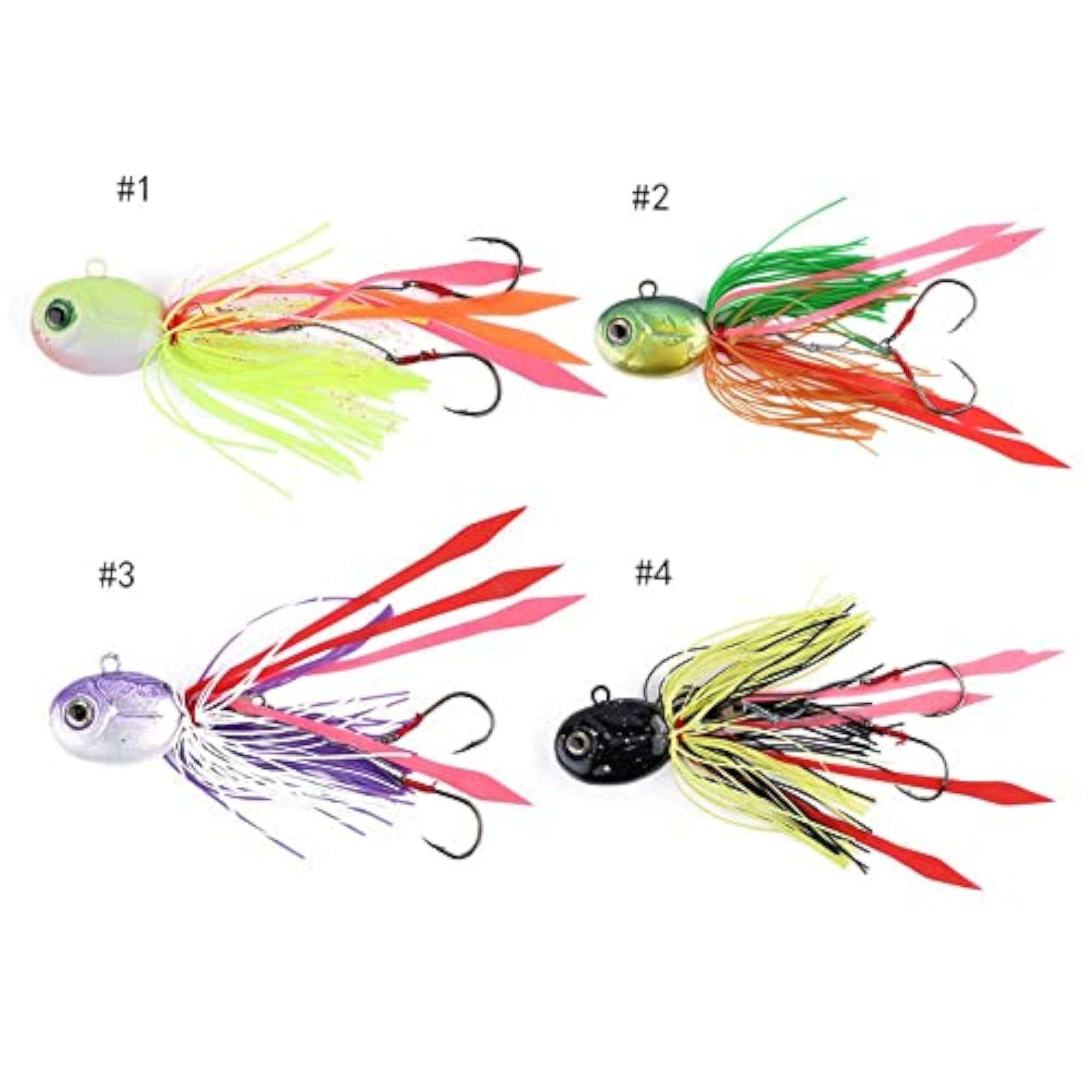 SquidHead Fishing Lures with Skirt